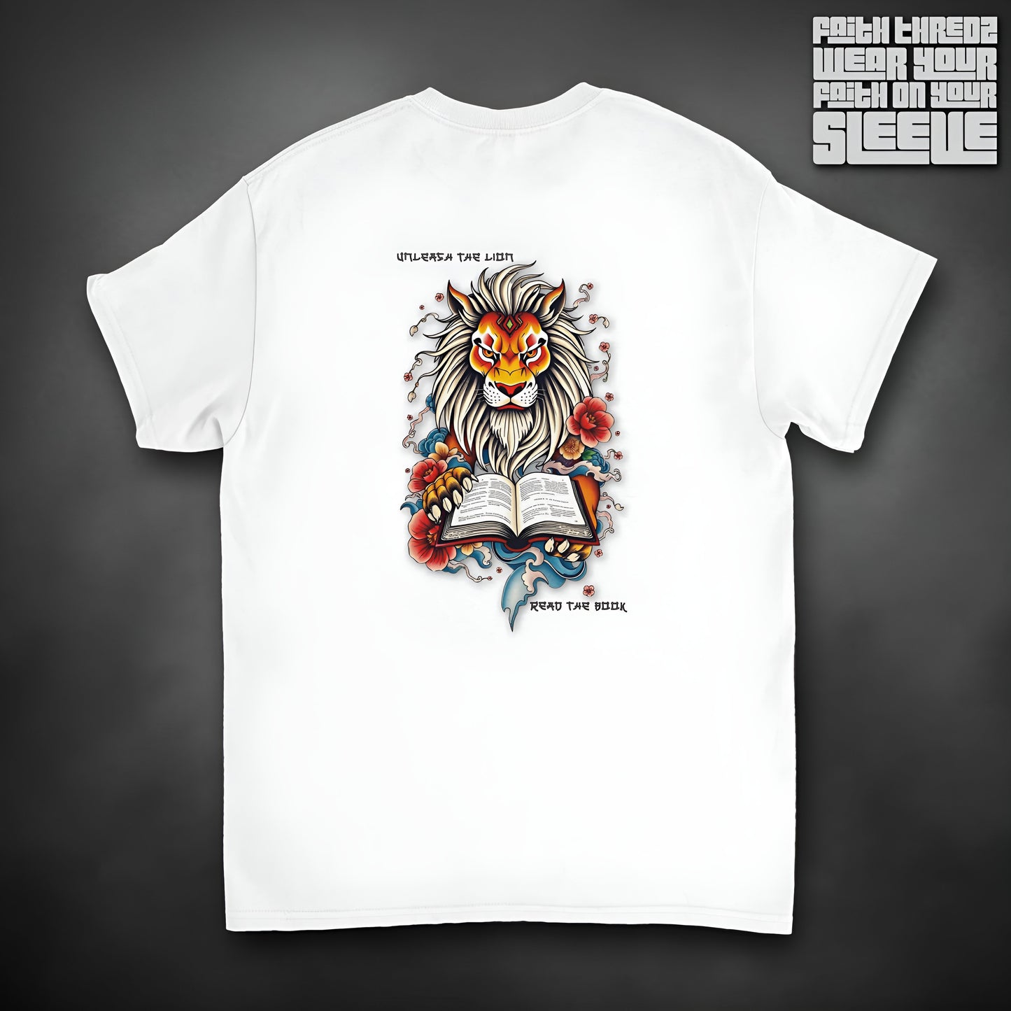 Read The Book, Lion Japanese Tattoo Tee