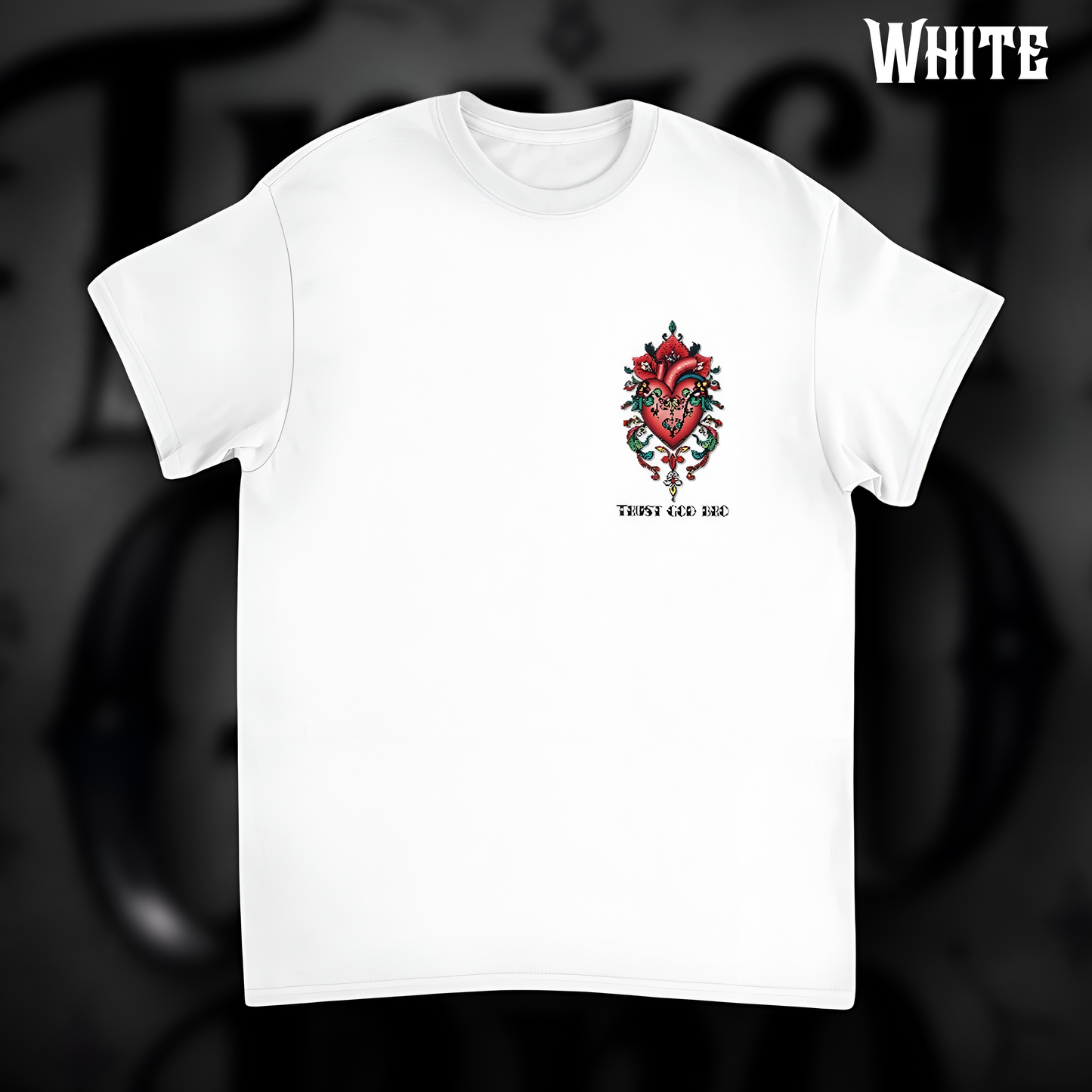 Trust God Bro - Heart Tee