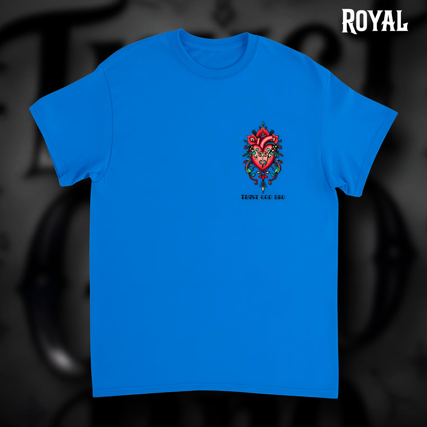 Trust God Bro - Heart Tee
