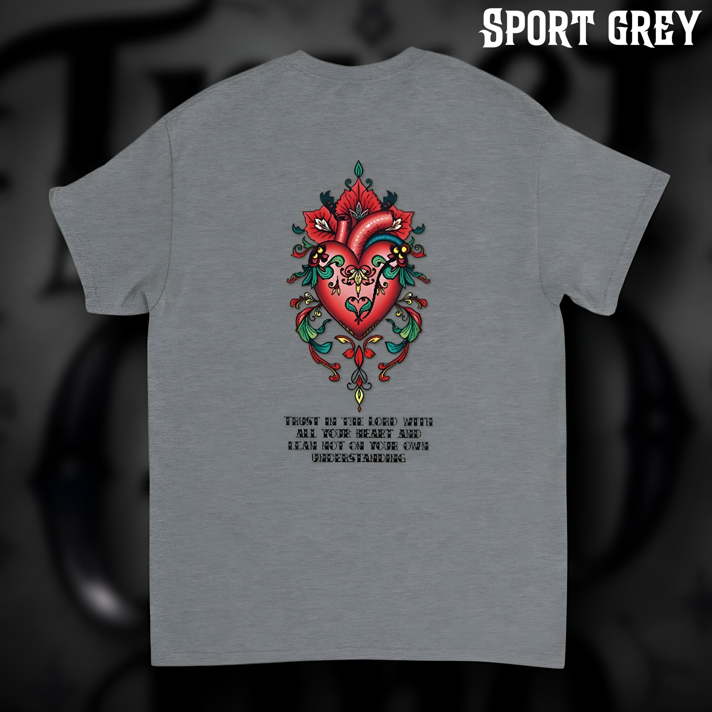 Trust God Bro - Heart Tee